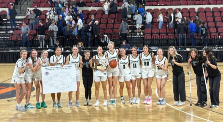 Billings Central Girls Champion Divisional Basketball Team